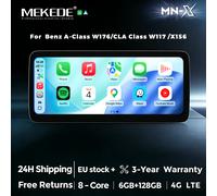 Autoradio MEKEDE 8 cœurs Android Auto sans fil CarPlay pour Mercedes-Benz W176 GLA X156 CLA C117, compatible DSP, navigation GPS, 4G LTE, WIFI, BT, Mirror Link, lecteur multimédia stéréo, NTG