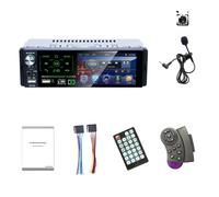 Autoradio, microphone RDS, lecteur multimédia, rouge