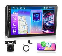 Autoradio Motorsi Android 4+64G pour Ford Transit 2009-2016 Focus 2005-2008 avec Apple Carplay Android Auto, Autoradio 9 Pouces 1280P HD Tactile, Bluetooth 5.0 EQ WiFi Dab+ OBD2