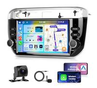 Autoradio Motorsi pour Fiat Punto 2010-2016 Linea 2012-2015 iOS Carplay Android Auto Radio, 2+64G Android 15 Radio 2 Din Autoradio avec GPS Navi WiFi EQ Bluetooth OBD2 DVR Dab+, AHD Caméra