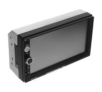 Autoradio Mp5 Double Din Noir Écran Tactile 7 Pouces pour Voiture | Télécommande Incluse, Kit Commande Volant, Caméra 12 LED Fournie