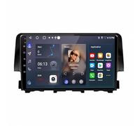 Autoradio Navigateur pour Honda Civic 10th 2016-2021 HD Écran Tactile, Aux/FM, Microphone, Mirror Link, Caméra de Recul, Contrôle Vocal, Eq, USB Type-C, 8 Nuclear 6G+128G