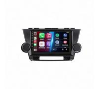 Autoradio Navigateur pour Toyota Highlander 2007-2013 Mises à Jour OTA, Bluetooth, Caméra de Recul, Mirror Link, Commande Vocale, Navigation GPS Autoradio, 4 Nuclear 4G+64G