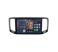 Autoradio Navigateur pour Volkswagen VW Sharan Seat Alhambra 7N 2010-2022 HD Écran Tactile, Aux/FM, Microphone, Mirror Link, Caméra de Recul, Contrôle Vocal, Eq, USB Type-C, 4 Nuclear 1G+16G