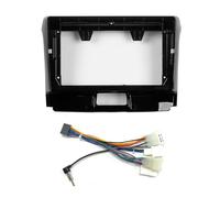Autoradio Navigation Android Radio Cadre de montage Masque Bracket avec faisceau de câbles Spécialement conçu pour Toyota Corolla Fielder Hybrid Wxb 2015 2016 2017 2018 2019 2020 2021 UV BLACK