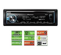 Pioneer Autoradio DEH-X6800DAB – USB avant et arrière, vario color – Noir G
