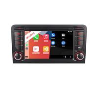Autoradio pour Audi A3 2003-2012/S3 2006-2012/RS3 2011-2012 avec Wireless Carplay Android Auto, Touch Screen Radio avec Bluetooth FM/RDS/SWC HiFi