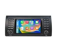 Autoradio pour BMW 5 E39 (1995-2002) - Écran IPS 7 Pouces, GPS, CarPlay (Filaire/sans Fil) & Android Auto, FM USB Bluetooth EQ, Support Caméra de Recul, SWC & Miroir d'Écran, CANBUS Inclus