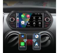 Autoradio pour Fiat Fiorino Qubo Citroen Nemo Peugeot Bipper 2008-2016 Wireless Carplay Android Auto DSP Bluetooth 5.0 Amplificateur d'autoradio avec Mirror Link FM/RDS/EQ/USB/SWC