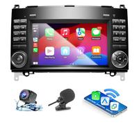 Autoradio pour Mercedes-Benz W169 W245 avec CarPlay | Stéréo Android pour Benz Vito B200 B180 W639 Sprinter W906 avec Android Auto/Caméra de Recul/CANbus/Bluetooth/WiFi/GPS