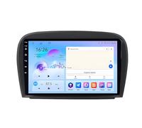 Autoradio pour Mercedes Benz SL SL350 SL500 2001-2007,9'' Android 15 Ecran avec sans Fil Carplay/Android Auto Lien Miroir GPS Radio FM/RDS DSP WiFi SWC USB Caméra de Recul(A2 2G+32G)