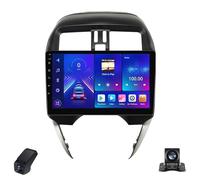 Autoradio pour Nissan Sunny/Versa 2014-2020 Car Écran Tactile 1280 * 720 Voiture AndroidAuto/CarPlay/FM/AM/DSP/RDS/GPS/4G LTE/5G WI-FI/BT/Système Automobile/Commandes au Volant(B,NF-6)
