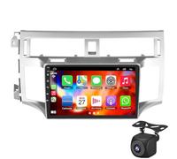 Autoradio Pour To-yota Avalon 2005 2006 2007 2008 2009 2010 Autoradio Android 9 Pouces Avec CarPlay Sans Fil Android Auto Mirror Link Wi-Fi DSP FM/RDS + Caméra De Recul Et Micropho(Color:8 Core 2+32G)