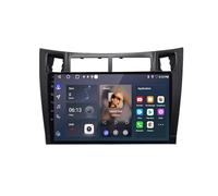 Autoradio pour Toyota Yaris Vizi 2005-2012 HD Écran Tactile, Aux/FM, Microphone, Mirror Link, Caméra de Recul, Contrôle Vocal, Eq, USB Type-C, 4 Nuclear 4G+64G