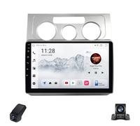Autoradio pour Volkswagen Touran 1 2003-2010 avec Android Auto CarPlay Écran Tactile avec Bluetooth/GPS Navigation/FM/AM/DSP/RDS/4GLTE/5G WiFi/Écran partagé/Commande au Volant(A,NF-4)