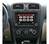 Autoradio pour VW Golf R32/Plus/5/6, Passat,Škoda, Polo T5, Support sans Fil/câblé Carplay et Android Auto+ Mirror Link, Radio Support AM/FM/RDS/USB, autoradio écran Tactile HD 7 Pouces.