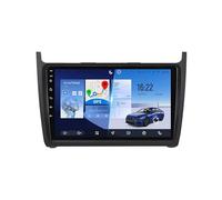 Autoradio pour VW Volkswagen Polo 5 2008-2020,9'' Android 15 Ecran avec sans Fil Carplay/Android Auto Lien Miroir GPS Radio FM/RDS DSP WiFi SWC USB Caméra de Recul(H1 2G+32G)