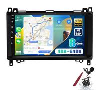 Autoradio Qualcomm 8 cœurs 4G 64G pour B-enz Sprinter W906 W169 W245 W639 Vito Viano, CarPlay Android Auto, Android 15 écran tactile, stéréo voiture Bluetooth 5.0 Hi-Res DSP GPS Caméra,K4 pro plus