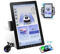 Autoradio Rotatif 360° - 1 Din - Écran Tactile IPS 10.1"" - Carplay sans Fil & Android Auto
