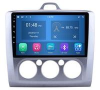 Autoradio RoverOne® Bluetooth CarPlay Android Auto Navigation 4Go RAM 64Go ROM pour Ford Focus 2 Mk 2 2004-2011 MT G