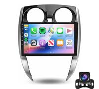 Autoradio sans Fil 9 '' pour Ni-ssan Note 2 E12 2012-2021 avec Carplay Et Android Auto Landscape Screen Portable Car Stereo GPS Navigation Bluetooth Mirror Link Camera Mic(Size:M150S)