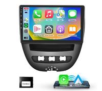 Autoradio sans Fil Carplay pour Citroën C1/Toyota Aygo/Peugeot 107, Podofo écran Tactile 10,1 Pouces Android avec Android Auto sans Fil, Bluetooth/GPS/WiFi/FM/RDS/HiFi/USB/Contrôle du Volant