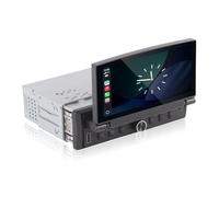 Autoradio Simple DIN avec écran escamotable, CarPlay sans Fil et Android Auto, autoradio Tactile avec écran Rabattable, qualité sonore de Niveau OEM, Bluetooth, FM RDS