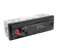 Autoradio simple DIN, système stéréo Bluetooth pour voiture, façade détachable, changement de chanson et réglage du volume à distance, signal