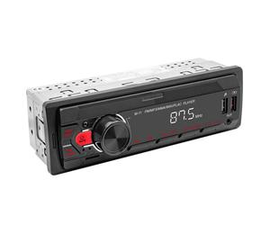 Autoradio simple DIN, système stéréo Bluetooth pour voiture, façade détachable, changement de chanson et réglage du volume à distance, signal
