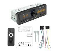 Autoradio stéréo 1 DIN Bluetooth AM FM Lecteur MP3 SD USB multimédia numérique Classique Télécommande APP
