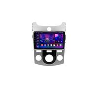 Autoradio stéréo à écran tactile Android 9" pour Kia Cerato 2 TD 2008-2013 avec Carplay Android Auto Navigation GPS avec BT WiFi USB Mirror Link FM Pièces auto (2 + 32 G)