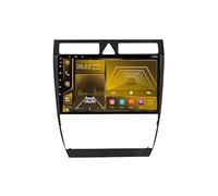 Autoradio stéréo Android 9" pour Audi A6 C5 1997-2004 S6 2 1999-2004 RS6 2002-2006 avec Carplay Android Auto Navigation GPS avec BT 4G/WiFi USB Mirror Link FM Pièces Auto (6 + 128 G)