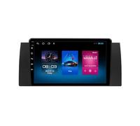 Autoradio stéréo Android 9" pour BMW X5 E39 E53 1999 2000-2006 avec Carplay Android Auto Navigation GPS avec BT 4G/WiFi USB Mirror Link FM Pièces auto (8 + 128 G)
