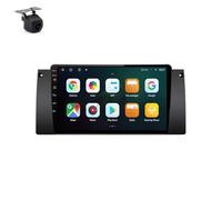 Autoradio stéréo Android 9" pour BMW X5 E39 E53 1999-2006 avec Carplay Android Auto Navigation GPS avec BT WiFi USB Mirror Link FM Pièces auto (1 + 32 G)