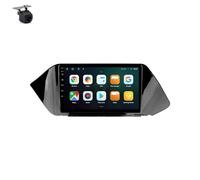 Autoradio stéréo Android à écran tactile de 22,9 cm pour Hyundai Sonata DN8 2019-2020 avec Carplay Android Navigation GPS automatique avec BT 4G/WiFi USB Mirror Link Pièces automobiles FM (4 + 64 G)