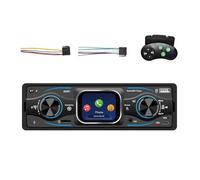 Autoradio stéréo de voiture 12 V CC avec port USB AUX de type C, prend en charge une carte TF de 32 Go maximum, 18 stations FM préréglées DAB + radio MP3
