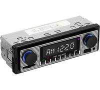 Autoradio Stéréo de Voiture Bluetooth, Poste Radio Voiture Bluetooth avec Port USB/SD/AUX, 4 x 60 W, Lecteur MP3 Numérique, Autoradio Voiture Appels Mains Libres avec Télécommande