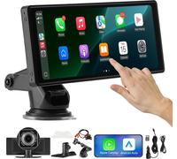 VEVOR Autoradio Écran Tactile 254mm Compatible avec CarPlay Android avec Caméras