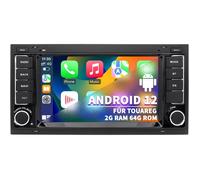 Autoradio VW Touareg Transporter T5 Multivan Android 12 7 Pouces Bluetooth WiFi