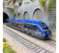 Jouef HJ2438 SNCF, autorail Diesel X73500 Nouvelle Aquitaine (Bordeaux), ép. Locomotive Diesel VI