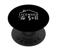 Autorisé à Vendre, Agent Immobilier Immobilier PopSockets PopGrip Adhésif