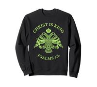 Autorité biblique orthodoxe de l'aigle Byzantin du Christ Roi Sweatshirt