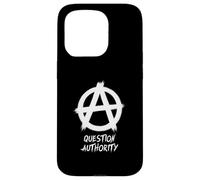 Autorité de Question, Punks, Punk-Rock, Anarchie Coque pour iPhone 15 Pro