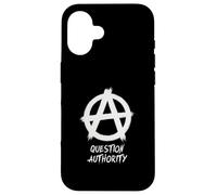 Autorité de Question, Punks, Punk-Rock, Anarchie Coque pour iPhone 16