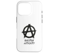 Autorité de Question, Punks, Punk-Rock, Anarchie Coque pour iPhone 16 Pro
