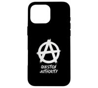 Autorité de Question, Punks, Punk-Rock, Anarchie Coque pour iPhone 16 Pro Max