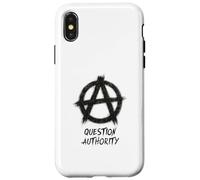 Autorité de Question, Punks, Punk-Rock, Anarchie Coque pour iPhone X/XS