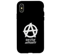 Autorité de Question, Punks, Punk-Rock, Anarchie Coque pour iPhone X/XS