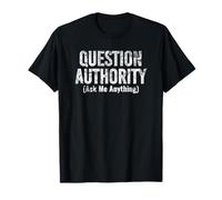 Autorité des Questions (Ask Me Anything) Impression Blanche drôle T-Shirt