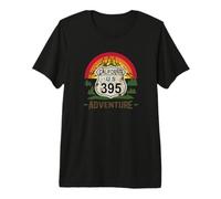 Autoroute 395 The Mountains are Inspired T-Shirt Haut de Gamme